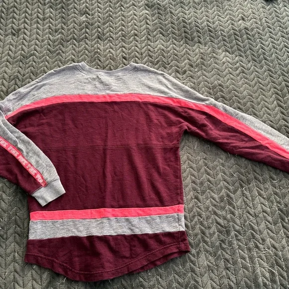 Pink! | long sleeve varsity top - Picture 4 of 5